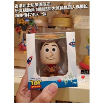香港迪士尼樂園限定 玩具總動員 胡迪 造型木質搖搖頭人偶擺設